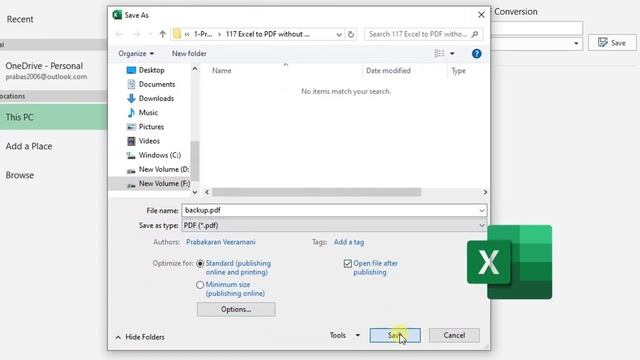 Excel to PDF Conversion without Any Software | Excel தமிழ் | Prabas MS Office смотреть онлайн