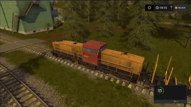 Farming Simulator 17 - Amazing Chaff Pack, Auto-train, 20m Kemper cutter "Mod Review" смотреть онлайн