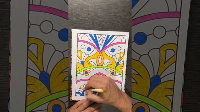 Professional drawing #stressrelief #art #coloringpage #drawing #colorin #mandala #mandalacolouring смотреть онлайн
