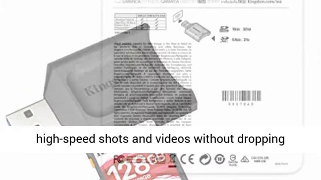 Kingston 128G SDXC Canvas React смотреть онлайн