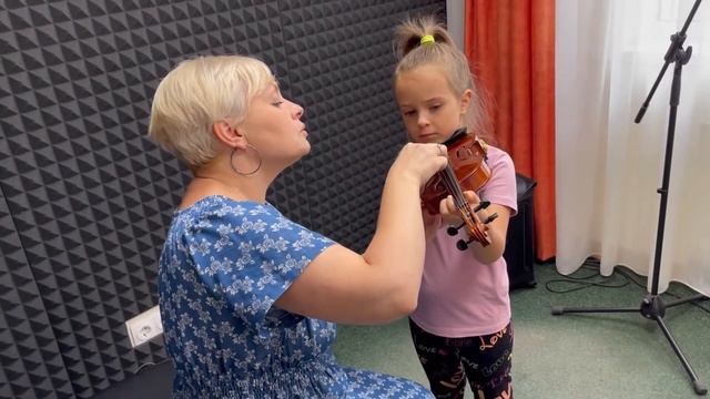 Гра на скрипці | Перше заняття