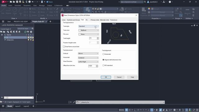CURSO AutoCAD 2024 - 06/16 - Anotation Seleções cotas e textos смотреть онлайн