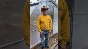 Отзыв о компании. Теплица с открывающейся крышей.