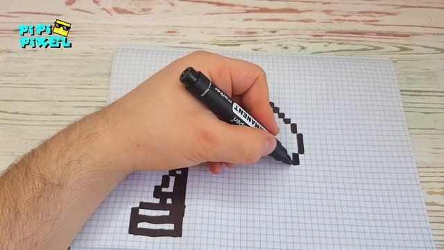 МИНИ АГЕНТ ПИ из BRAWL STARS РИСУНКИ ПО КЛЕТОЧКАМ - PIXEL ART смотреть онлайн