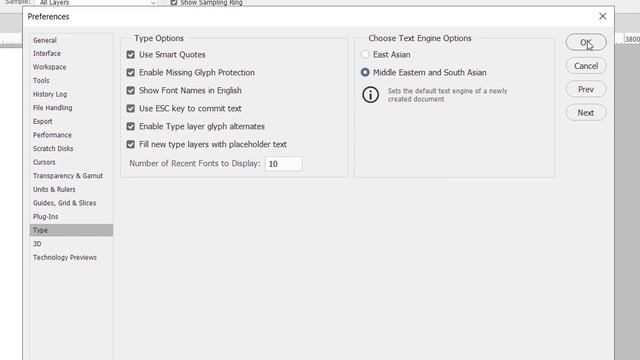 Change Pyidaungsu Myanmar Unicode Font Setting In Photoshop CC 2019 смотреть онлайн
