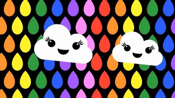 Hey Bear Sensory - Rainbow Summertime - Colours, music and fun animation