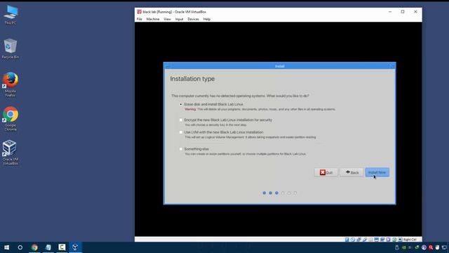 Black Lab Linux install in virtualbox смотреть онлайн