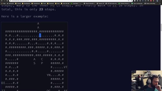 Day 20: Python - Advent of Code 2019 смотреть онлайн