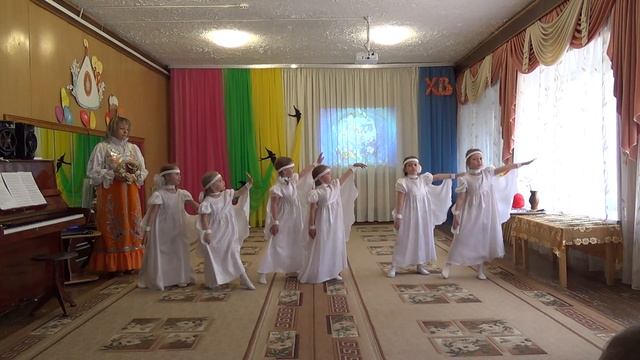 Танец анеглов, старшая группа №6 смотреть онлайн