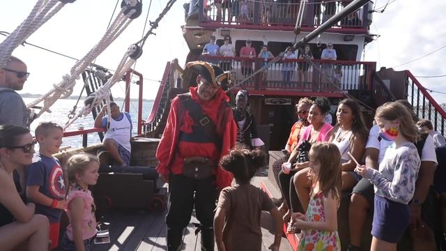 Blackbeard's Revenge Pirate Ship Adventure | Disney Cruise Line | Nassau Bahamas смотреть онлайн