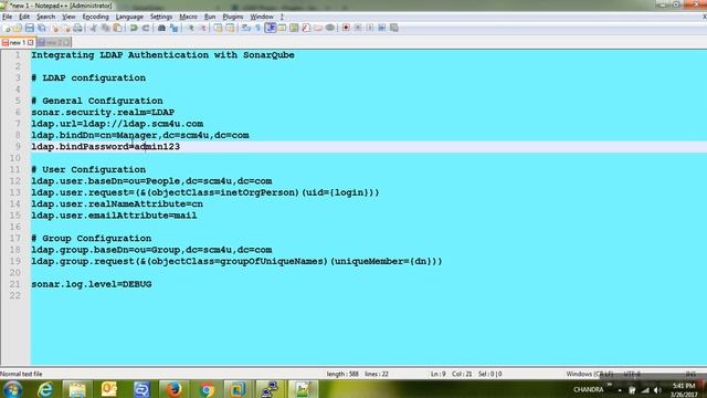 SonarQube Tutorial - Part 03: Integrating LDAP with SonarQube смотреть онлайн