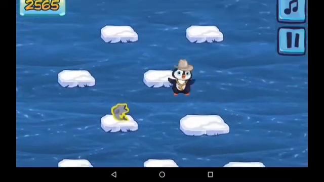 Penguin jump score 4000 up! Challenge!! #Bestjumpgame смотреть онлайн