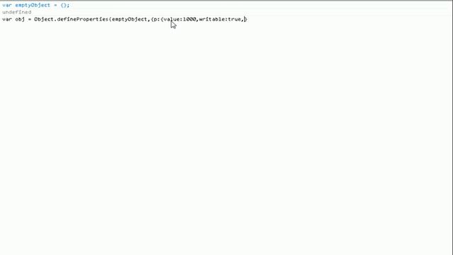 JavaScript Tutorial - Object.defineProperties - set attributes of multiple properties смотреть онлайн