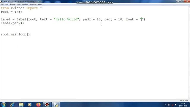 How to make Label in Python tkinter (Tutorial 2) смотреть онлайн