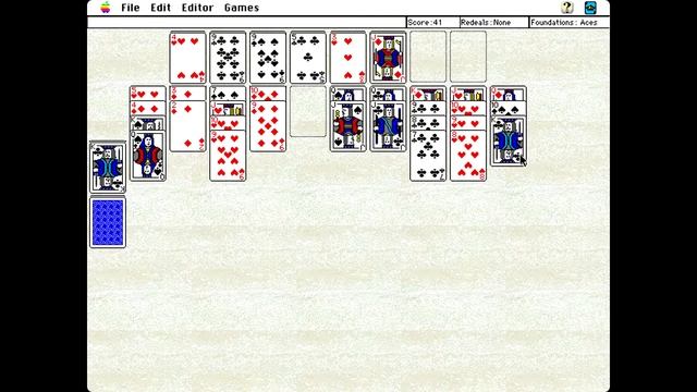 Apple Macintosh Longplay - King of Solitaire - Forty Thieves смотреть онлайн