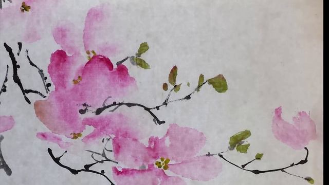 Lesson 46 Trailer Painting Dogwood in Xieyi and Gongbi CBP Styles with Henry Li смотреть онлайн