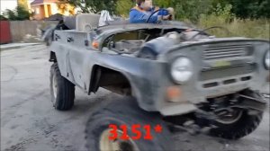 Движок V8 от ГАЗ 66 на УАЗ, установка, все нюансы и испытание