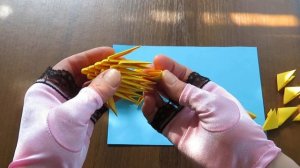 Модульное оригами. Рыбка. Как сделать рыбку.