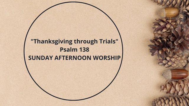 Thanksgiving Through Trials (Psalm 138). Sermon Audio - Taylor Berghuis. смотреть онлайн