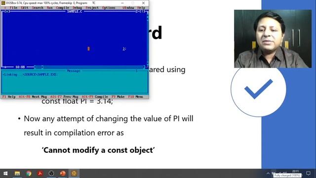 C Question 5: What are const and volatile keywords? смотреть онлайн