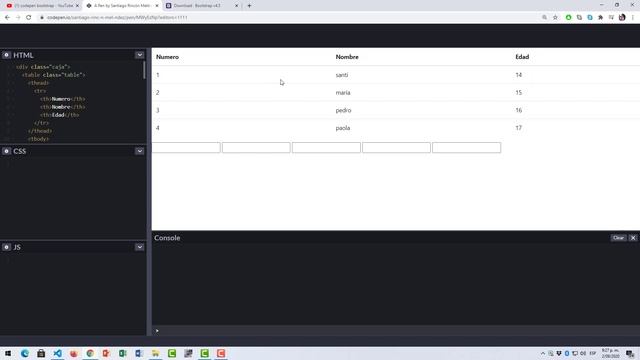 codepen con bootstrap смотреть онлайн