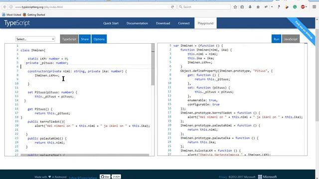 10 Typescript tutorial: Setters and getters In Finnish смотреть онлайн