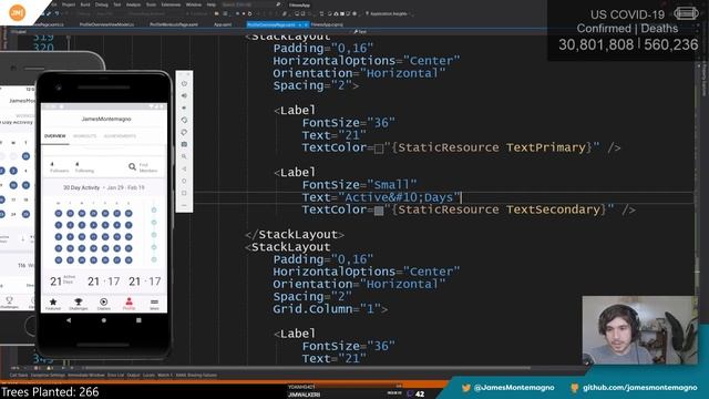 Live Stream: Building a Peloton Clone with Xamarin.Forms Part 8 - Settings Screen & Overview Page смотреть онлайн