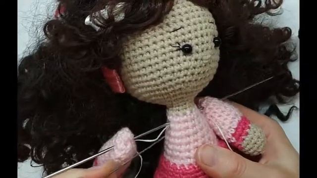 Нитевое крепление ручек куколки (зубной нитью) смотреть онлайн
