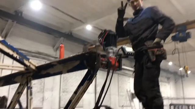 НАПЛАВКА И РАСТОЧКА ОТВЕРСТИЙ В СЕКЦИИ ОТ БАШЕННОГО КРАНА!