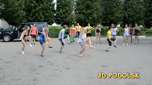 Флешмоб в Подольске от 3D MoTiON! смотреть онлайн