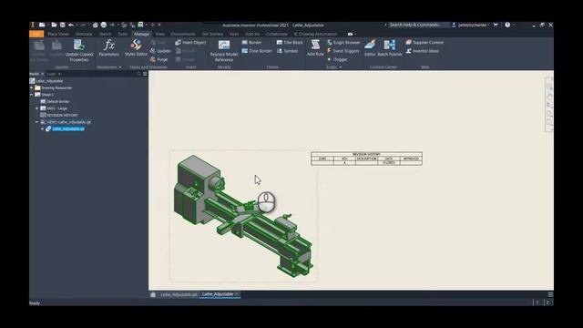 Inventor - Link a Model Revision Number to a Specific Revision Table Row in a Drawing смотреть онлайн