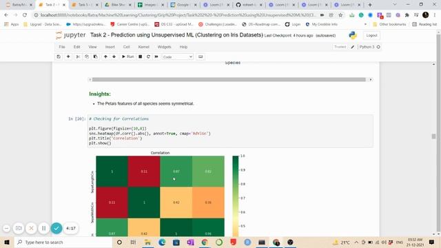 Prediction using Unsupervised ML Clustering on Iris Datasets - 21 December 2021 смотреть онлайн