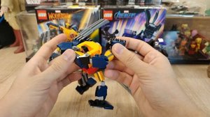 ЛЕГО МЕХ РОСОМАХИ И ЧЕРНОЙ ПАНТЕРЫ LEGO Marvel 76202, 76204
