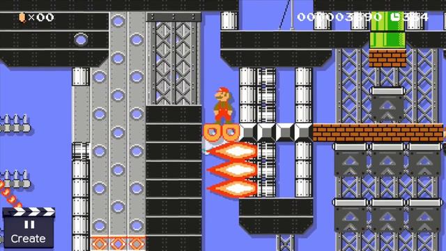 Super Mario Maker - Brick Trick (introducing checkpoints) смотреть онлайн
