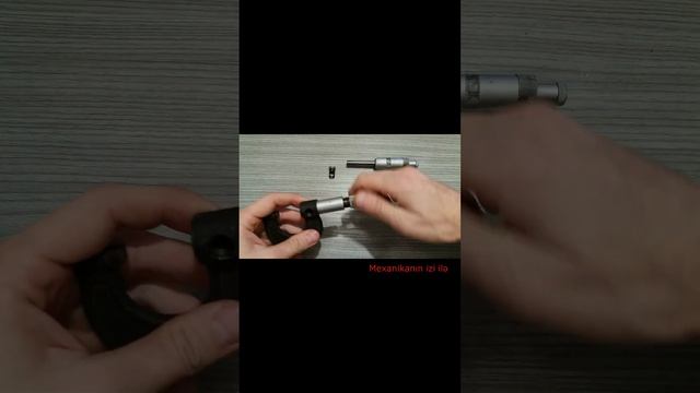 Mikrometrin sıfırlanması (Калибровка (настройка на ноль) микрометра. Micrometer zero setting) #shor смотреть онлайн