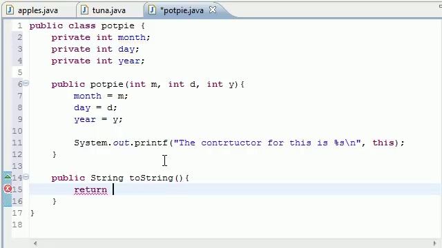 Java Programming Tutorial - 42 - toString смотреть онлайн
