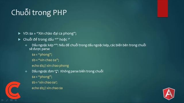 Tự học PHP -6. Tìm hiểu về chuỗi - String trong PHP смотреть онлайн
