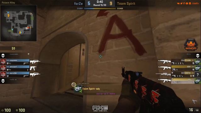 CS:GO Матч forZe vs Spirit FACEIT Major: London 2018 смотреть онлайн