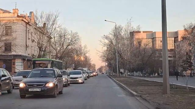 ул Абая/Дворец бракосочетания/Дворец Молодежи/г.Семей/05.04.23г/Едем по городу смотреть онлайн