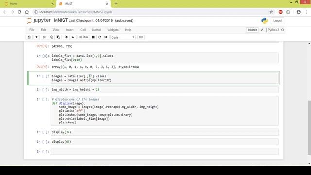 MNIST with Tensorflow | Part - 1 | Display the Image | смотреть онлайн