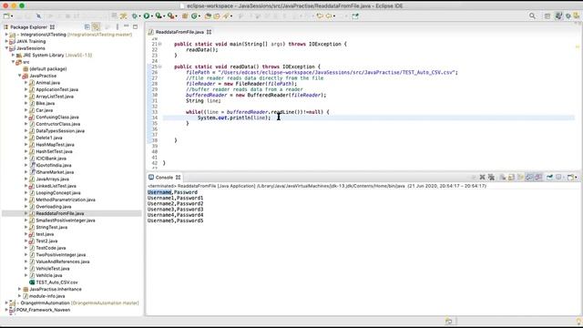 JAVA File Handling: Reading a File using FileReader and BufferedReader смотреть онлайн