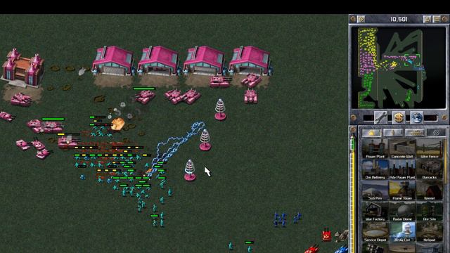 3 vs 3 Command and Conquer Red Alert Remastered multiplayer match CRY BABY IN THE CHAT BOX! смотреть онлайн