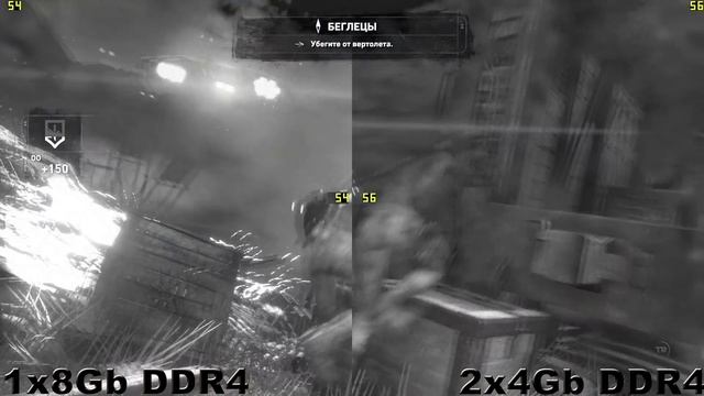 1x8 Gb vs 2x4 Gb DDR4 (980 Ti@) in Rise of the Tomb Raider смотреть онлайн