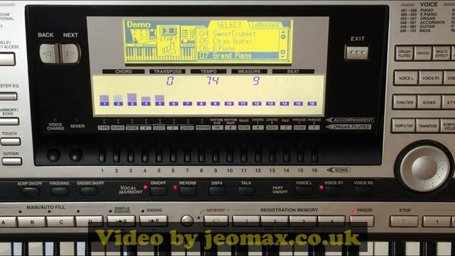Yamaha PSR-740 original demo sounds смотреть онлайн