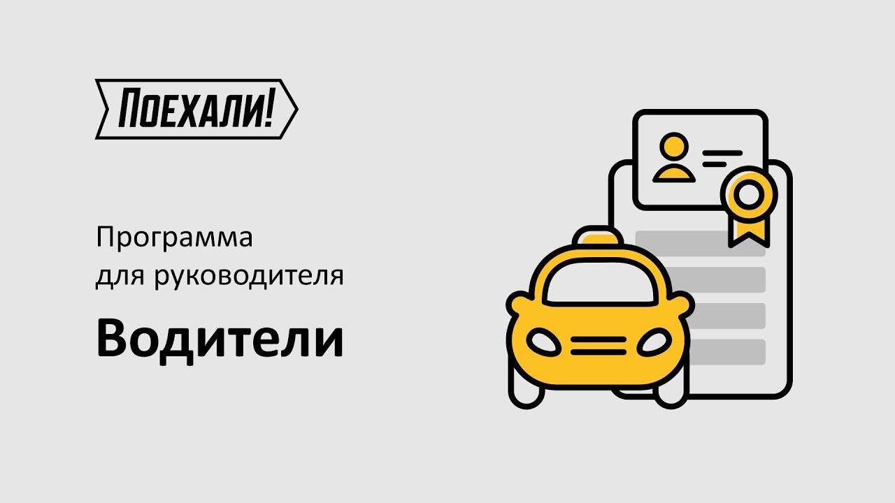 Программа для руководителя. Водители