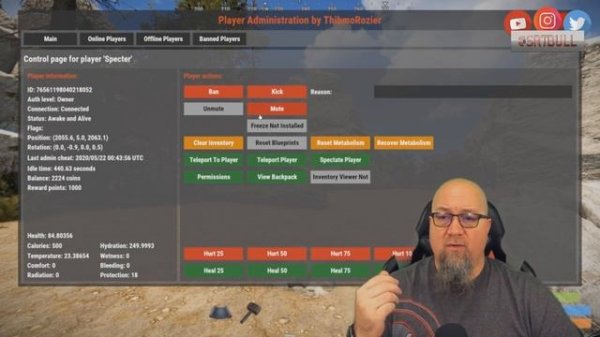 More RUST ADMIN TOOLS ? Rust Admin Academy Tutorial 2020 ?? | Player Administration