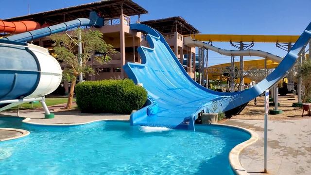 Jungle Aqua Park Hurghada| Полный обзор Аквапарка в отеле! смотреть онлайн