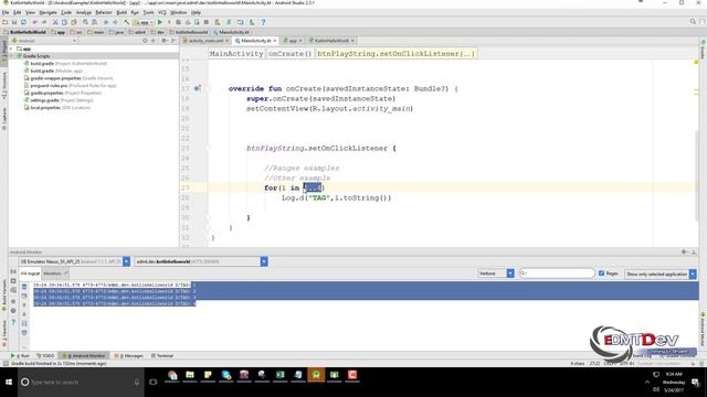Android Kotlin Tutorial - Ranges смотреть онлайн