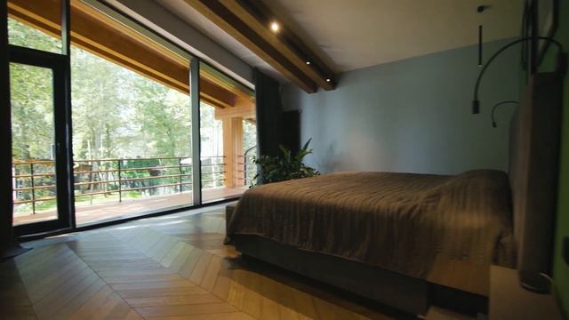 Дом в стиле Райта в поселке Монтевиль смотреть онлайн