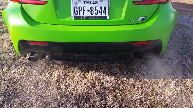 2015 Lexus RC F Resonator Delete Cold Start смотреть онлайн